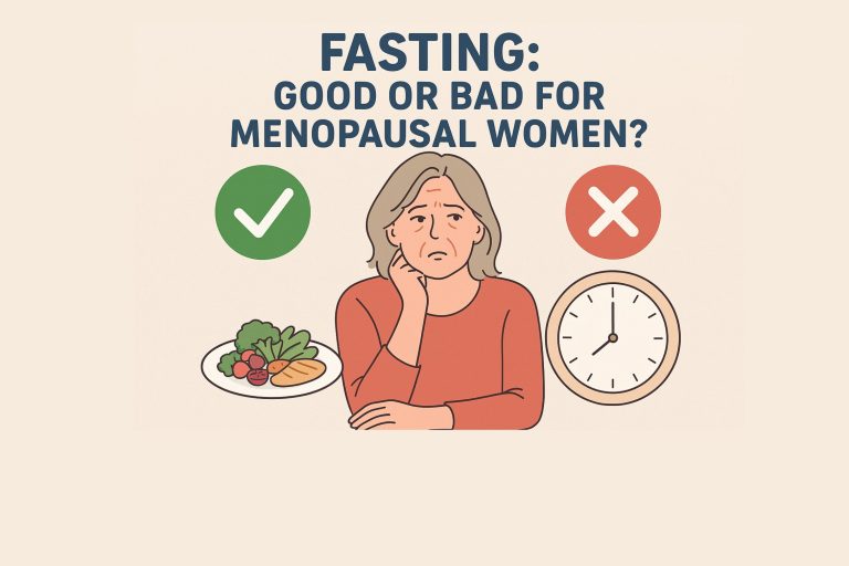 Should middle-aged woman consider intermittent fasting to help manage menopausal health and weight gain.