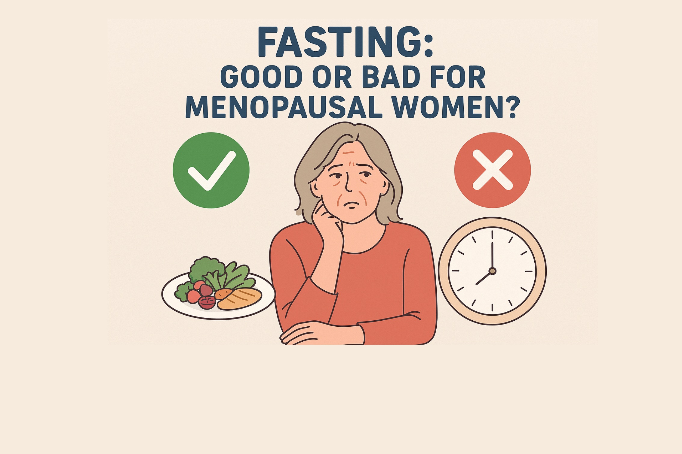 Should middle-aged woman consider intermittent fasting to help manage menopausal health and weight gain.