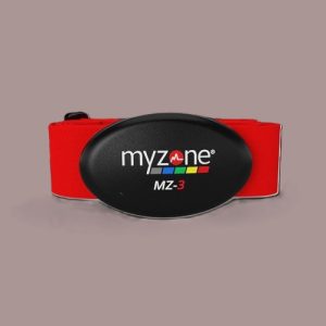 Get Myzone MZ-3 heart rate monitor with red strap for accurate fitness tracking from Body Torque.