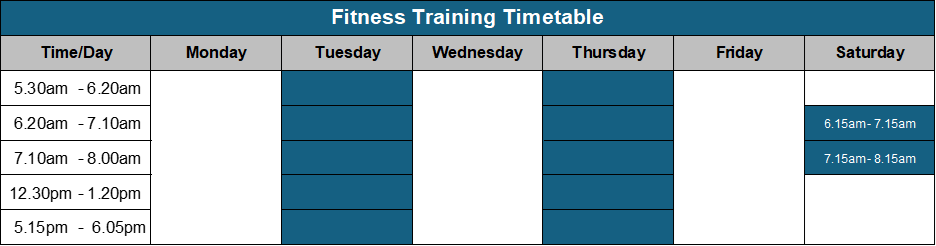 Body Torque Newmarket Fitness Timetable